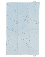 Salteluta de înfăşat din PVC pliabilă KikkaBoo Bear with me - 80 x 50 cm, albastru -1