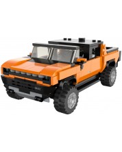 Mașină prefabricată Rastar - Jeep Hummer EV, 1:30, portocaliu -1