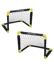 Porți de fotbal pliabile Dunlop – 55 x 44 x 44, 2 bucăți - imagine 1