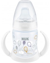 Biberon NUK First Choice - Cu tetină pentru suc, TC, PP, 150 ml, alb