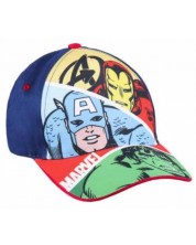 Pălărie Cerda cu vizieră - Avengers, 53 cm, albastru -1