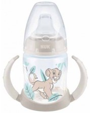 NUK First Choice Bottle - Lion King, TC, PP, cu duză pentru suc, 150 ml -1