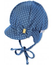 Pălărie tricotată cu protecție UV 30+ Sterntaler - 41 cm, 4-5 luni, albastră