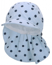Palarie cu protectie UV 50+ Sterntaler - Cu puncte, pentru un băiat, 53 cm, 2-4 ani, albastru  -1