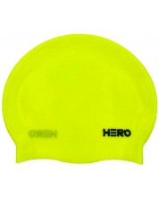 Casca de inot HERO - Silicone Swimming Helmet, galben/negru -1