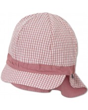 Pălărie cu gât din material textil și protecție UV 50+ Sterntaler - 45 cm, 6-9 luni, roz -1
