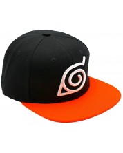 Șapcă ABYstyle Animation: Naruto - Konoha (Black & Orange)