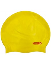Casca de inot HERO - Silicone Swimming Helmet, galben/roșu -1