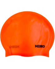Casca de inot HERO - Silicone Swimming Helmet, portocaliu -1