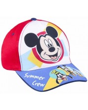 Pălărie Cerda cu vizieră - Mickey Mouse, 51 cm, 4+, roșu -1