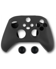 Husă din silicon pentru controler și protecție pentru butoane Spartan Gear - Xbox, negru (Xbox Series S/X) -1