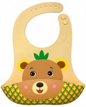 Babeta din silicon cu buzunar Licențiere pentru copii - Bear