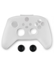 Husă din silicon pentru controler și protecție pentru butoane Spartan Gear - Xbox, alb (Xbox Series S/X) -1