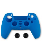 Husă din silicon pentru controler și protecție pentru butoane Spartan Gear - DualSense, albastru (PS5) -1