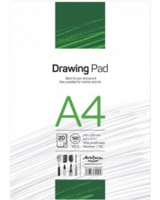 Caiet de schite Drasca Drawing pad - 20 file albe, A4 -1