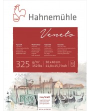 Bloc de schițe pentru acuarelă Hahnemuhle Veneto - 30 x 40 cm, 12 pagini