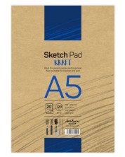 Caiet de schite Drasca Sketch pad - Craft, A5, 20 file -1