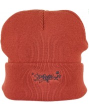 Pălărie de skateboard din bumbac organic Sterntaler - 55 cm, 4-6 ani, roșie