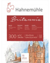 Bloc de schițe Hahnemuhle Britania - 24 x 32 cm, hârtie aspră, 12 coli -1