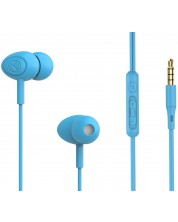 Căsti cu microfon Tellur - Basic Gamma, albastre -1