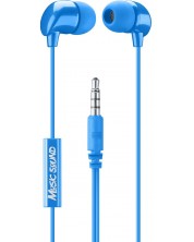 Căști cu microfon Cellularline - Music Sound 3.5 mm, albastru