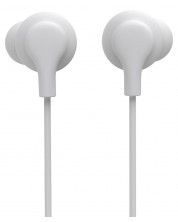Căști cu microfon Hama - Popply, jack 3.5 mm, albe - imagine 1