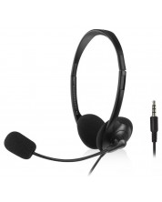 Căști cu microfon ACT – AC9330, negre
