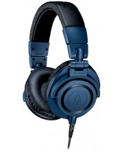 Căști Audio-Technica - ATH-M50xDS, neagră/albastră