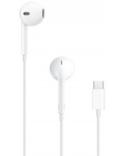 Căști cu microfon Apple - EarPods, USB-C, alb -1