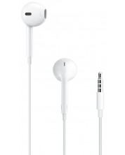 Căști cu microfon Apple - EarPods, 3.5 mm 2017, albe -1