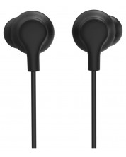 Căști cu microfon Hama - Popply, jack 3.5 mm, negre - imagine 1