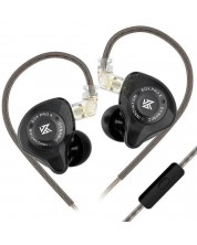 Căști cu microfon KZ – EDX Pro X, negre - imagine 1