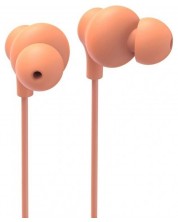 Căști cu microfon Hama - Curly, USB-C, portocalii - imagine 1