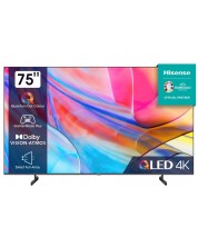 Smart TV  Hisense - A7KQ, 75'', QLED, 4K, Dark Grey