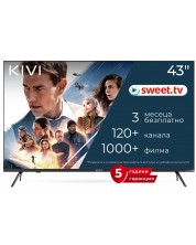 Televizor smart KIVI - 43U750NB, 43'', DLED, UHD, negru 