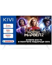 Televizor smart KIVI - 43U750NW, 43'', DLED, UHD, alb
