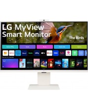 Smart monitor  LG - 32SR85U-W, 31.5'', 4K, UHD, 60Hz, 5ms, alb  -1