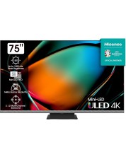 Televizor smart Hisense - U8KQ, 75'', UHD, ULED, negru -1