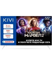 Televizor smart Kivi - 55U750NW, 55'', DLED, UHD, alb -1