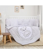 Set de dormit pentru bebeluși Lorelli - Lily, 60 x 120 cm, Winnie, gri