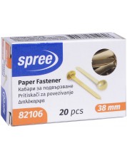 Set de clipsuri pentru legare Spree - 20 bucati, 38mm -1