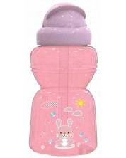 Sticluță sport Lorelli Baby Care - Animals, 325 ml, roz