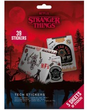 Stickere Pyramid Television: Stranger Things - Upside Down