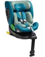 Scaun auto Caretero - Kamptos, IsoFix, i-Size, 40-150 cm, Albastru -1