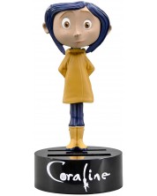 Statuetă NECA Animation: Coraline - Coraline (Knocker Bobble), 16 cm