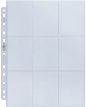 Pagina de stocare a hărților Ultra Pro - Platinum Series 9 Pocket Standard Size Page -1