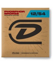 Corzi pentru chitară acustică Dunlop – Phosphor Bronze, DAP1254, 12-54 - imagine 1