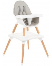 Scaun de masa pentru copii  Kikka Boo - Multi 3in1, Grey -1