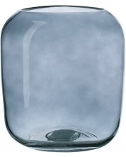 Vază de sticlă ADS - Albastru inchis, 17 x 15 x 20 cm -1