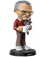 Figurină Iron Studios Icons: Stan Lee - Stan Lee with Grumpy Cat, 14 cm -1